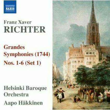 Grandes Symphonies n.1, n.2, n.3, n.4, n.5, n.6, - CD Audio di Franz Xaver Richter