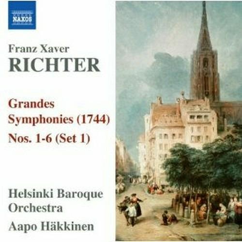 Grandes Symphonies n.1, n.2, n.3, n.4, n.5, n.6, - CD Audio di Franz Xaver Richter