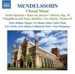 Musica corale - CD Audio di Felix Mendelssohn-Bartholdy