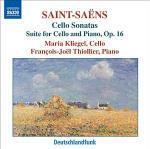 Sonate per violoncello n.1, n.2 - Suite op.16 - CD Audio di Camille Saint-Saëns,Maria Kliegel