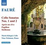 Sonate per violoncello n.1, n.2 - Elegie op.25 - Romance op.69 - Siciliana op.78 - Papillon op.77 - Après un rêve - Serenata