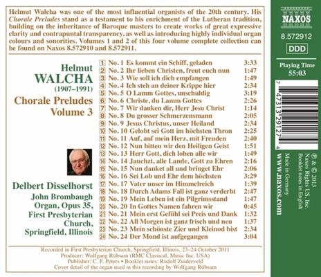 Preludi su Corali vol.3 - CD Audio di Helmut Walcha - 2