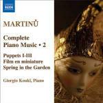 Opere per pianoforte vol.2 - CD Audio di Bohuslav Martinu