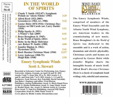In the World of Spirits. Classici Natalizi per Ensemble di Fiati - CD Audio - 2