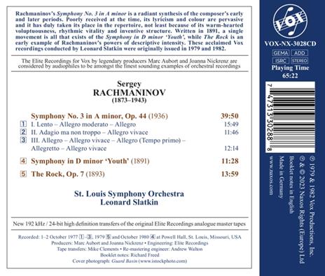 Symphony No. 3 - CD Audio di Sergei Rachmaninov - 2