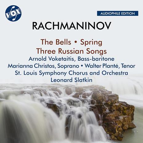 The Bells, Spring, Three Russian Songs - CD Audio di Sergei Rachmaninov