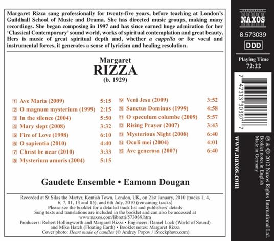 Mysterium Amoris - CD Audio di Margaret Rizza - 2