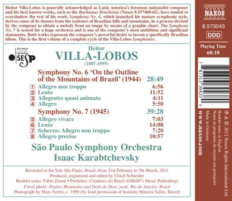 Symphony No.6 - CD Audio di Heitor Villa-Lobos - 2