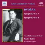 Sinfonie n.7, n.8 - CD Audio di Antonin Dvorak,Vaclav Talich,Czech Philharmonic Orchestra