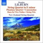 Quartetto per Archi in Mi Minore - Trio per Archi - 2 Duo per 2 Violini - CD Audio di Douglas Lilburn