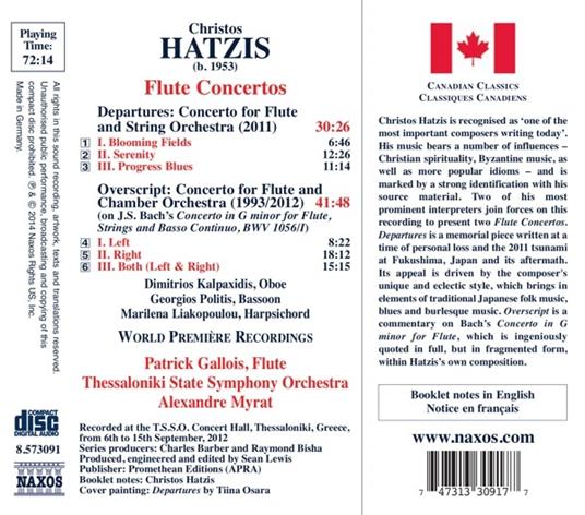 Concerti per flauto - CD Audio di Christos Hatzis - 2