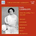Lieder Recordings vol.1 1935-1937