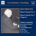 Concerti per pianoforte n.4, n.5 - CD Audio di Ludwig van Beethoven,Bruno Walter,Karl Böhm,Wiener Philharmoniker,Saxon State Orchestra,Walter Gieseking