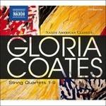 Naxos American Classics. Quartetti per Archi 1-9 - CD Audio di Gloria Coates