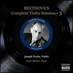 Sonate per violino vol.3 - CD Audio di Ludwig van Beethoven,Artur Balsam,Joseph Fuchs