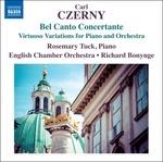 Bel Canto Concertante. Variazioni di Virtuosità per Pianoforte e Orchestra - CD Audio di Richard Bonynge,English Chamber Orchestra,Carl Czerny