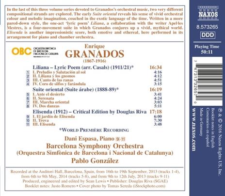 Opere per orchestra vol.3 - CD Audio di Enrique Granados - 2