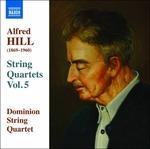 Quartetti per archi vol.5 - CD Audio di Alfred Hill