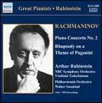 Concerto per pianoforte n.2 - Rapsodia su un tema di Paganini - Morceaux de fantasie op.43 - CD Audio di Sergei Rachmaninov,Arthur Rubinstein,NBC Symphony Orchestra,Philharmonia Orchestra,Vladimir Golschmann,Walter Susskind