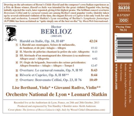 Aroldo in Italia e altre opere orchestrali - CD Audio di Hector Berlioz,Leonard Slatkin - 2
