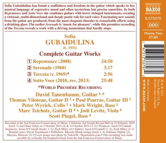 Opere per chitarra - CD Audio di Sofia Gubaidulina - 2