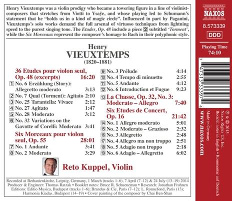 Opere per violino - CD Audio di Henri Vieuxtemps - 2