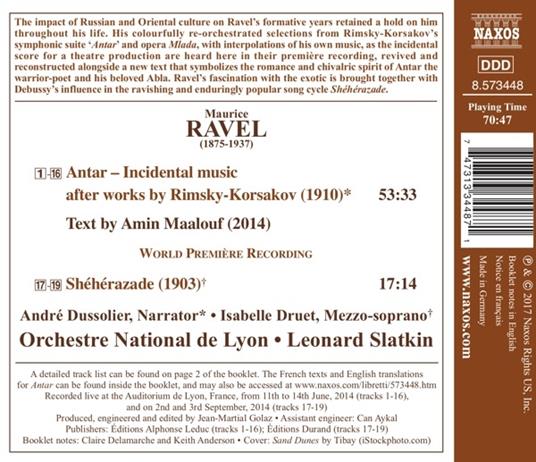Musica orchestrale completa vol.5 - CD Audio di Maurice Ravel,Leonard Slatkin,Orchestra Nazionale di Lione - 2