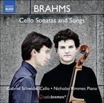 Sonate per violoncello e canzoni - CD Audio di Johannes Brahms