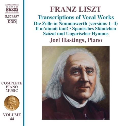 Transcriptions of Vocal Works - CD Audio di Franz Liszt