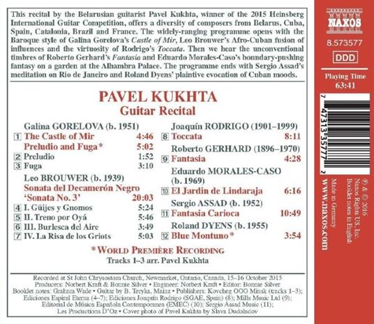 Guitar Recital - CD Audio di Pavel Kukhta - 2