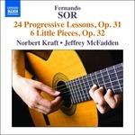 24 lezioni progressive op.31 - 6 piccoli pezzi op.32 - CD Audio di Joseph Fernando Macari Sor