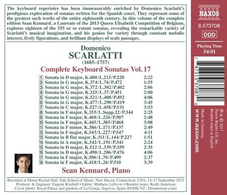 Sonate per tastiera complete vol.17 - CD Audio di Domenico Scarlatti - 2