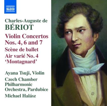 Concerto per violino n.4, n.6, n.7 - CD Audio di Michael Halasz,Charles-Auguste de Beriot,Czech Chamber Philharmonic Orchestra