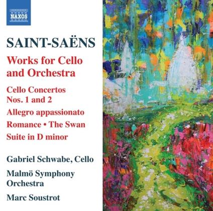 Concerti per violoncello - Allegro appassionato op.43 - Il cigno - CD Audio di Camille Saint-Saëns,Malmö Symphony Orchestra,Gabriel Schwabe