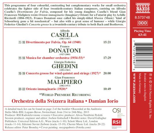 Divertimento per Fulvia - CD Audio di Alfredo Casella - 2