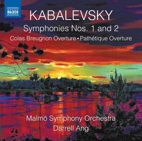 Sinfonia n.1 op.18, n.2 op.19 - Pathétique Ouverture - CD Audio di Dmitri Kabalevsky,Malmö Symphony Orchestra