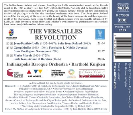 The Versailles Revolution - CD Audio di Jean-Baptiste Lully,Marin Marais - 2