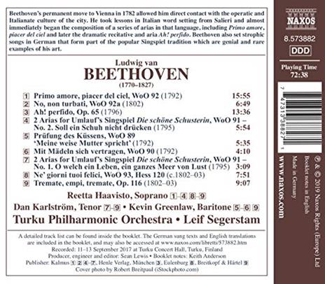 Musica per voce e orchestra - CD Audio di Ludwig van Beethoven - 2