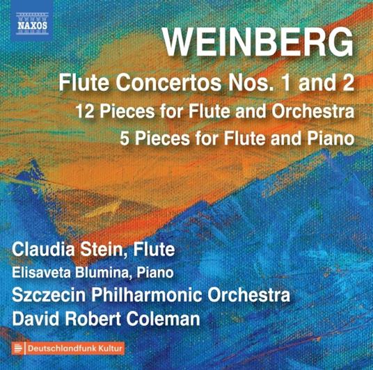 Musica per flauto completa - CD Audio di Mieczyslaw Weinberg,Claudia Stein