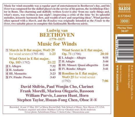 Musica per flauti - CD Audio di Ludwig van Beethoven,David Shifrin - 2