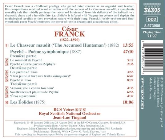 Psych- (Poème Symphonique), Le Chasseur - CD Audio di César Franck,Jean-Luc Tingaud - 3
