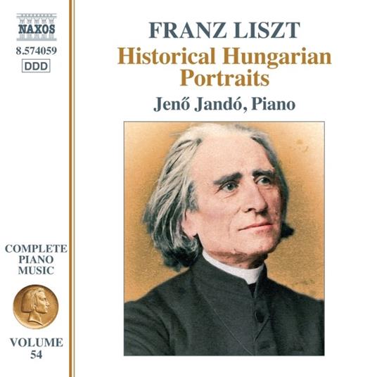 Musica completa per pianoforte vol.54 - CD Audio di Franz Liszt,Jeno Jandó