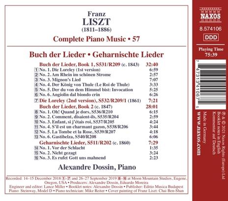 Opere per pianoforte vol.57 - CD Audio di Franz Liszt,Alexandre Dossin - 2