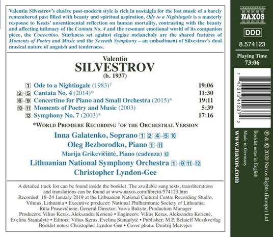 Sinfonia N.7 - CD Audio di Valentin Silvestrov - 2