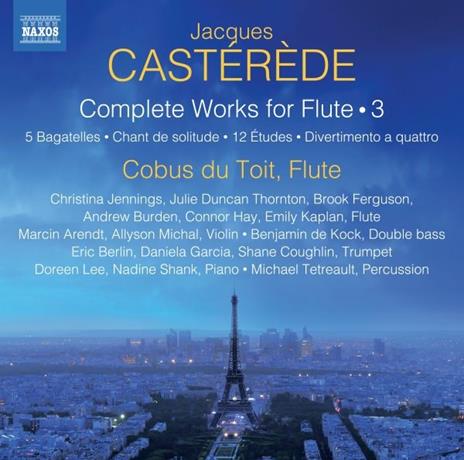 Opere Per Flauto vol.3 - CD Audio di Jacques Castérede