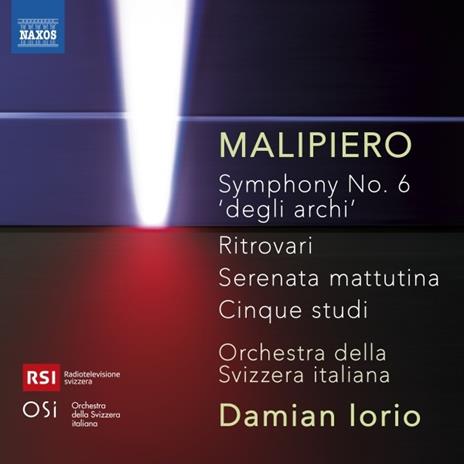 Sinfonia n.6 - CD Audio di Gian Francesco Malipiero,Orchestra della Svizzera Italiana,Damian Iorio