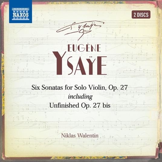 6 Sonate per violino solo op.27 - CD Audio di Eugene Ysaye