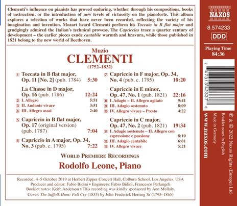 Piano Jewels - CD Audio di Muzio Clementi,Rodolfo Leone - 2
