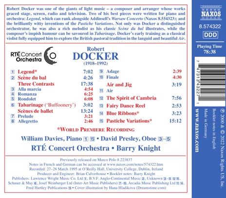British Light Music Vol.7 - CD Audio di Robert Docker - 2