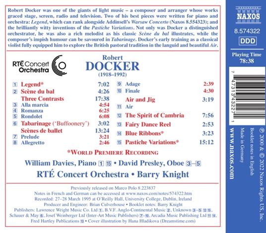 British Light Music Vol.7 - CD Audio di Robert Docker - 2